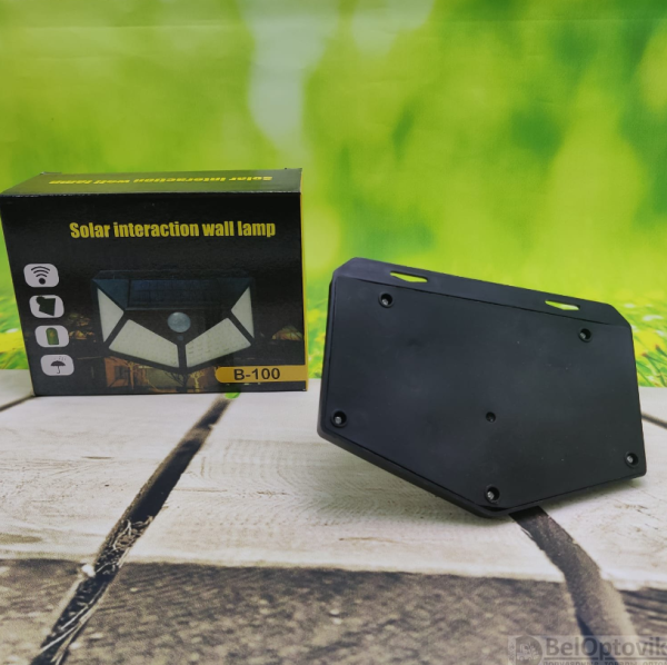 Уличный светильник с датчиком движения на солнечной батарее Solar Interaction Wall Lamp, 3 режима
